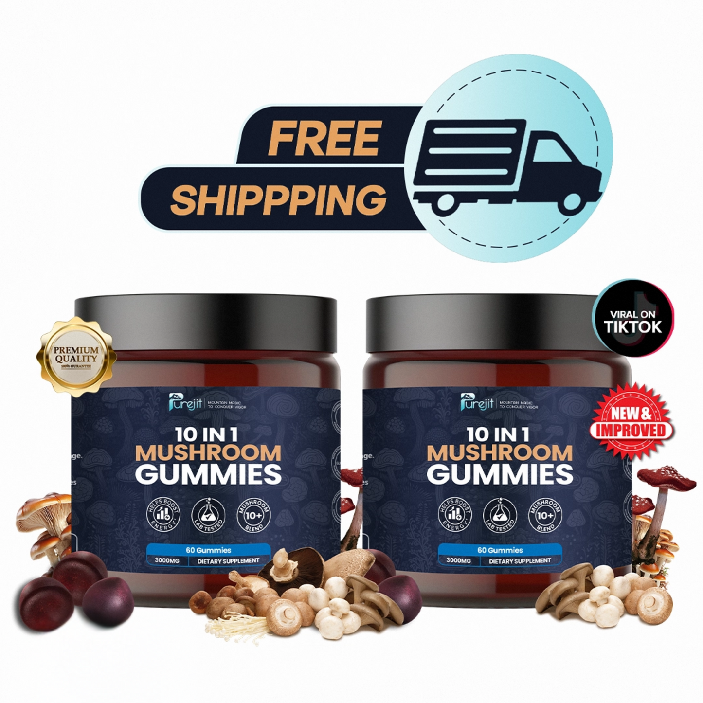 KASTOX 10 IN 1 MUSHROOM DAILY GUMMIES