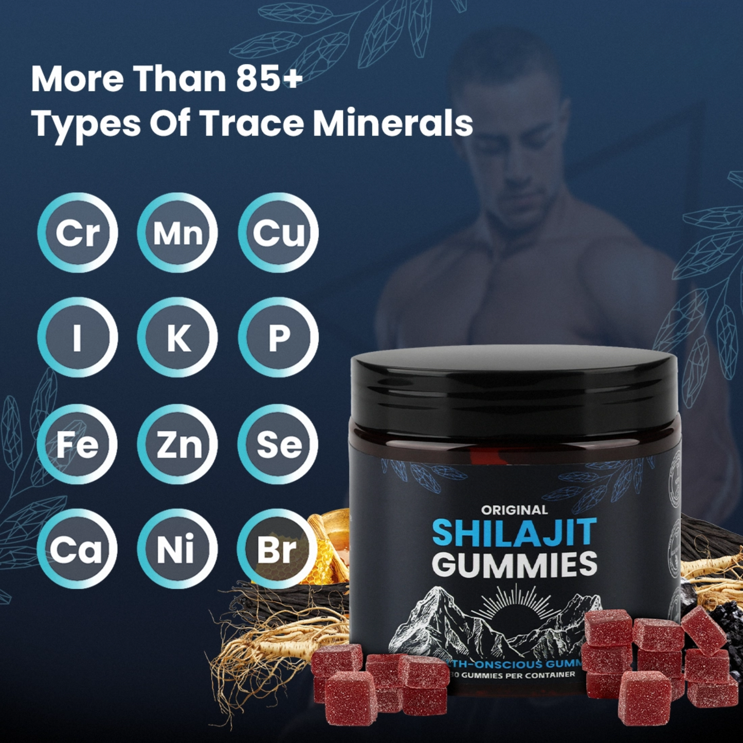 KASTOX 100% ORIGINAL SHILAJIT GUMMIES FOR MEN & WOMEN