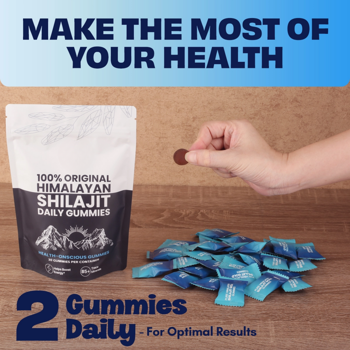 KASTOX 100% ORIGINAL HIMALAYAN SHILAJIT DAILY GUMMIES