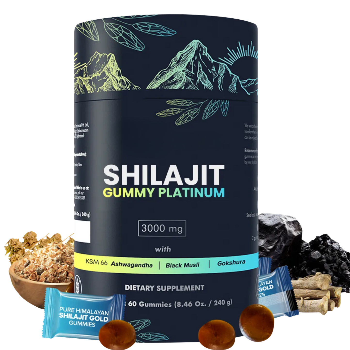 KASTOX 100% SHILAJIT GUMMY PLATINUM