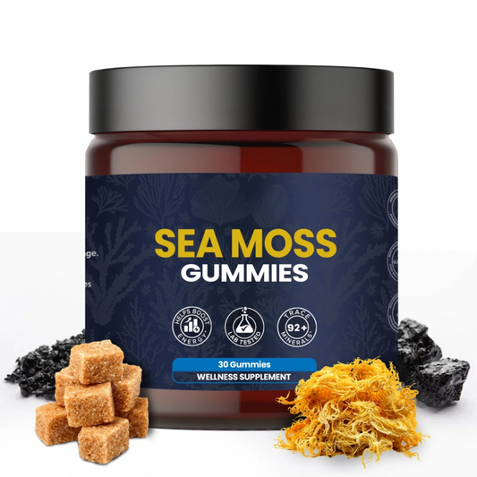 KASTOX SEA MOSS GUMMIES ELDERBERRY & BLACK SEED OIL