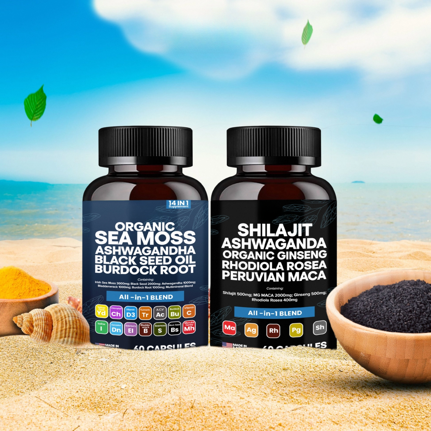KASTOX SEA MOSS & SHILAJIT KASTOX™ BLEND