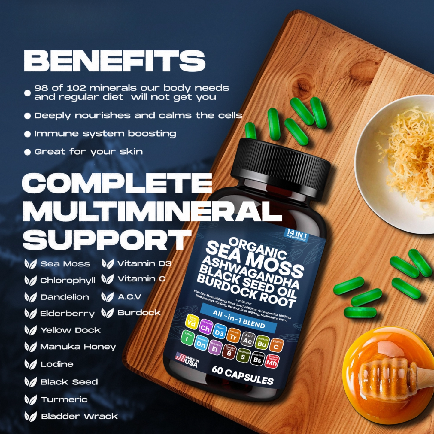 KASTOX SEA MOSS & SHILAJIT KASTOX™ BLEND