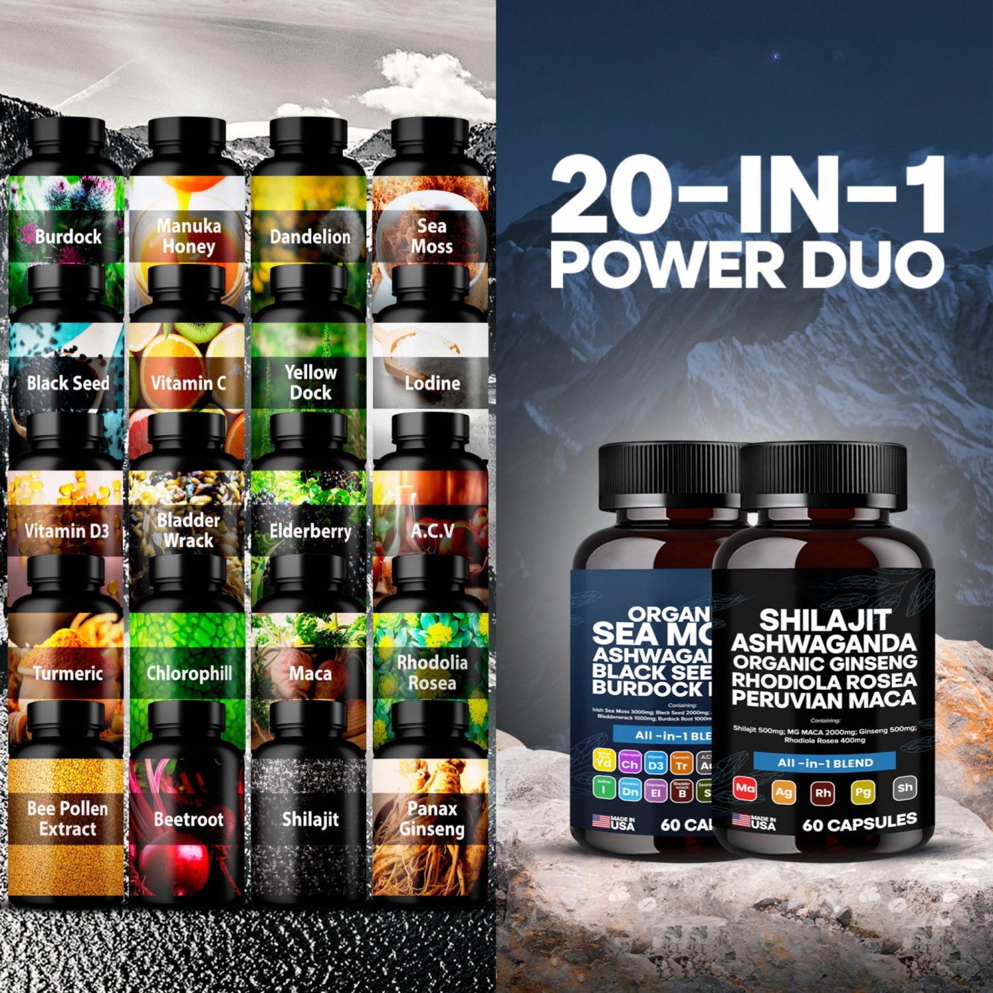 KASTOX SEA MOSS & SHILAJIT KASTOX™ BLEND