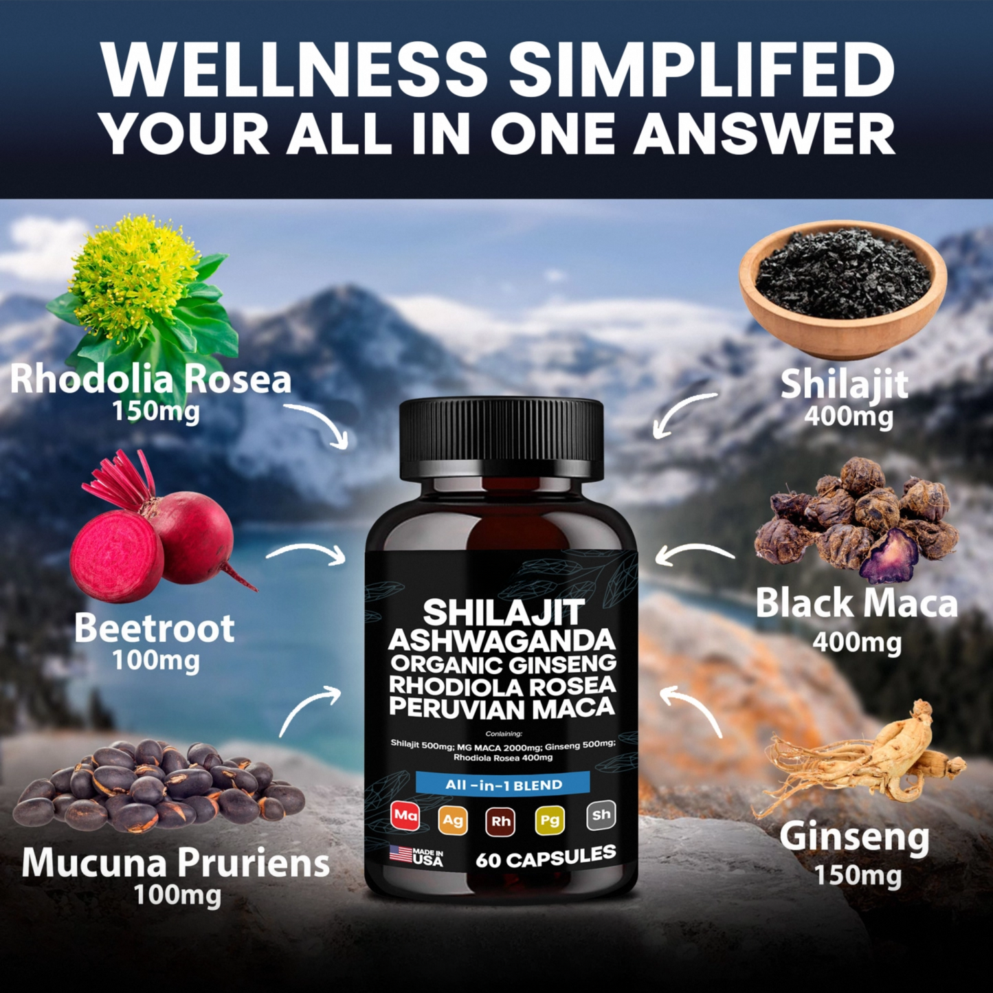 KASTOX SEA MOSS & SHILAJIT KASTOX™ BLEND