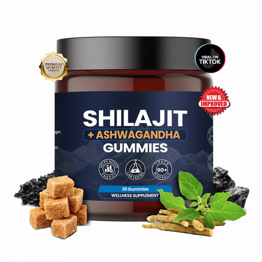 KASTOX SHILAJIT & ASHWAGANDHA 2 IN 1 WELLNESS GUMMIES