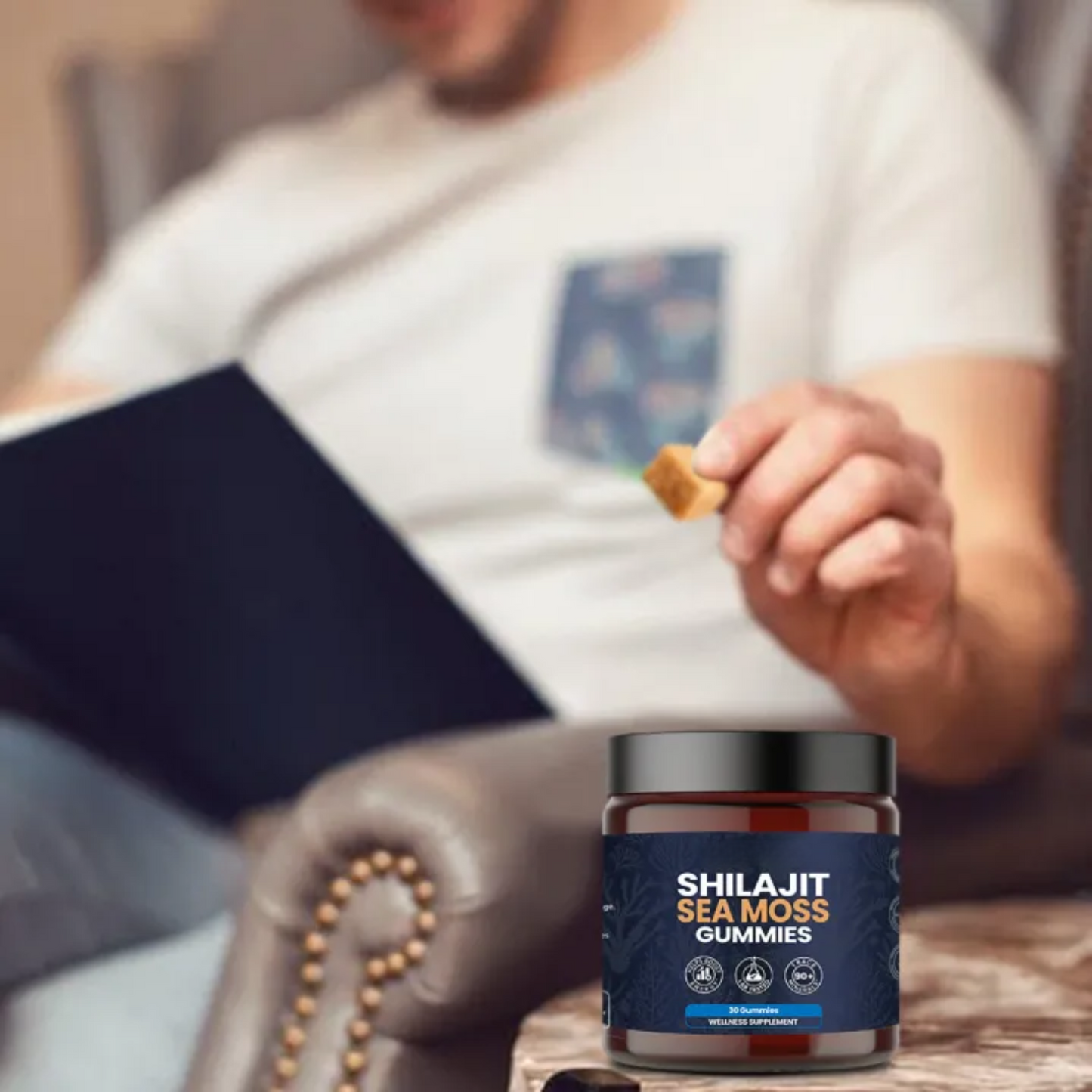 KASTOX SHILAJIT & SEAMOSS 2 IN 1 WELLNESS GUMMIES