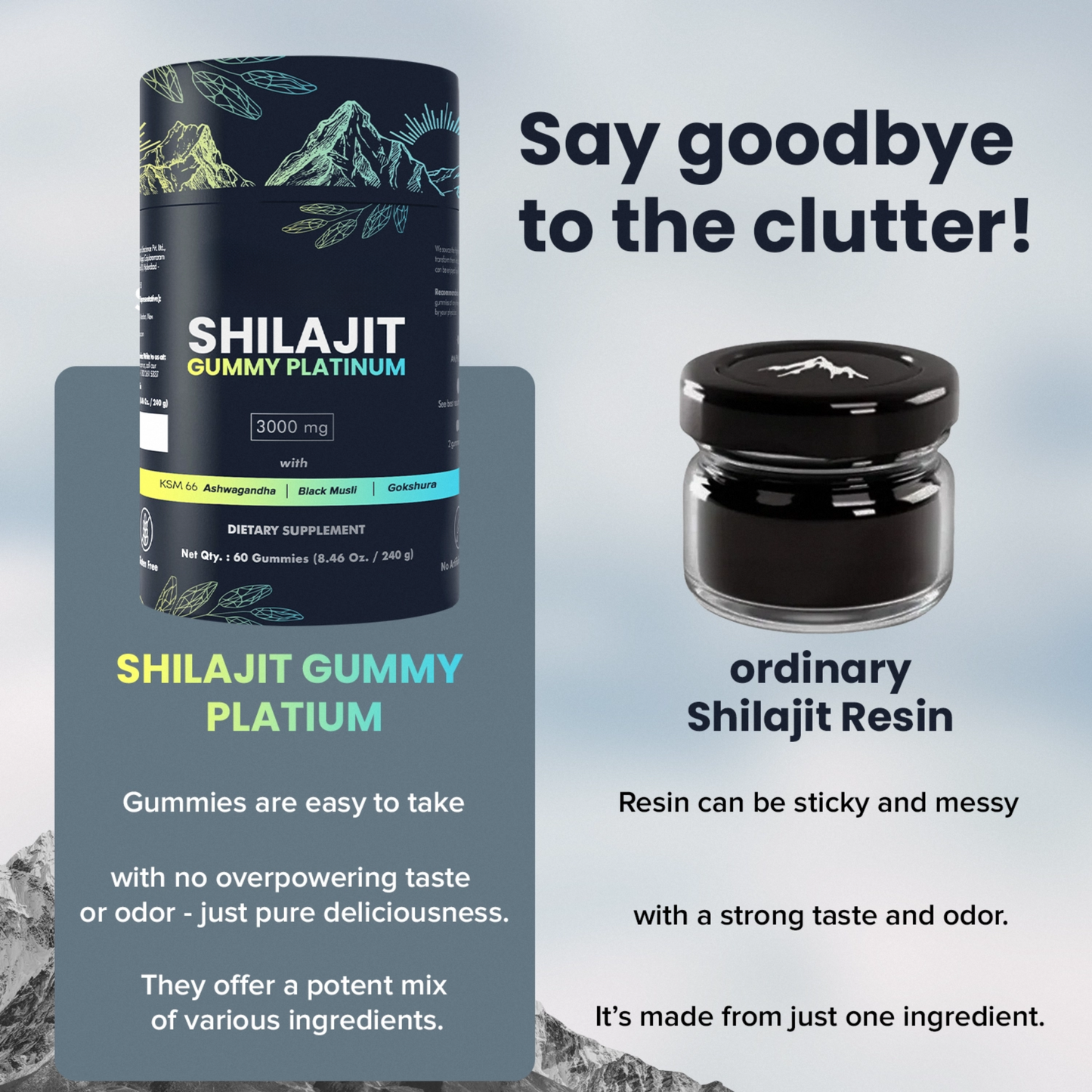 KASTOX 100% SHILAJIT GUMMY PLATINUM