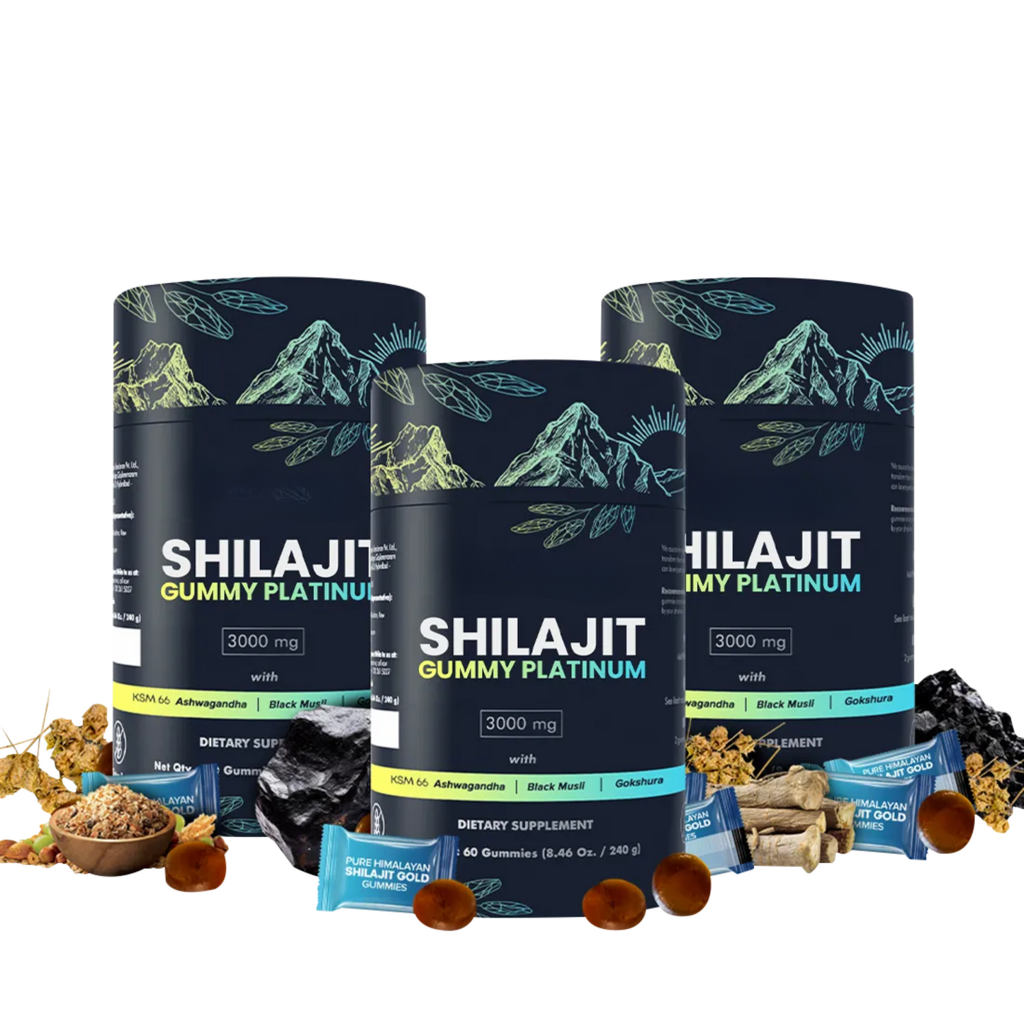 KASTOX 100% SHILAJIT GUMMY PLATINUM
