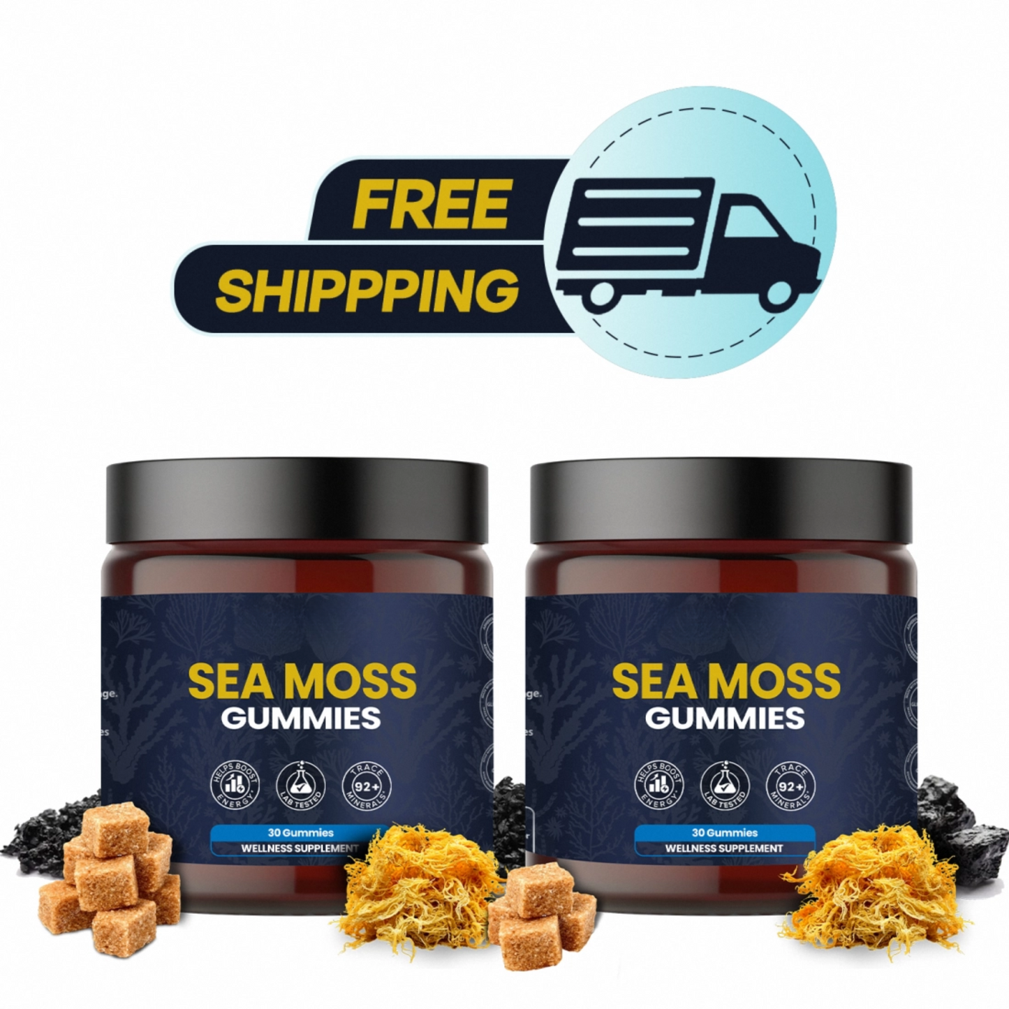 KASTOX SEA MOSS GUMMIES ELDERBERRY & BLACK SEED OIL