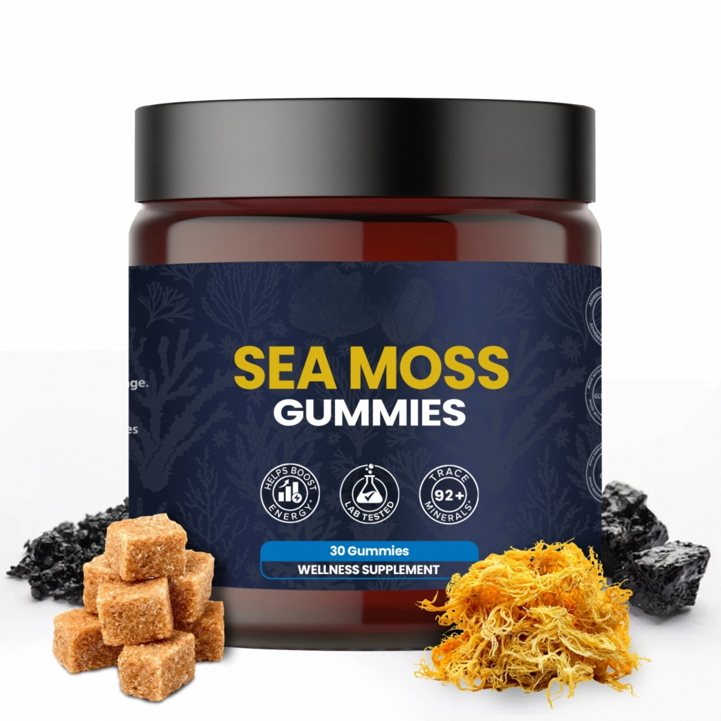 KASTOX SEA MOSS GUMMIES ELDERBERRY & BLACK SEED OIL