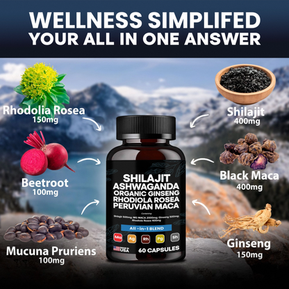 KASTOX SEA MOSS & SHILAJIT KASTOX™ BLEND
